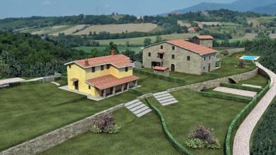 Apartments in Farmhouse For sale in Pergine Valdarno, Tuscany, Italy - Località Poggioauto