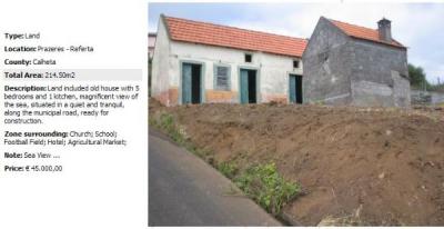 Lots/Land For sale in prazers, madeira, Portugal - prazeres